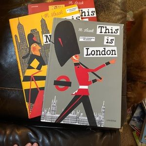 Lot of 3 Books This Is London, Paris, and New York